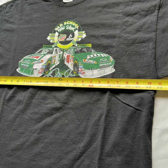 Nascar Chase Authentics Dale Earnhardt Jr. Mountain Dew Graphic Tee Old School - Picture 7 of 8